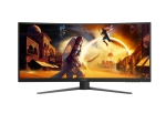 Монитор AOC CU34G4, 34" Curved 1500R VA WLED, 3440x1440@180Hz, 1ms GtG, 0.5ms MPRT, 300cd m/2, 2500:1, 80M:1 DCR, Adaptive Sync, FlickerFree, Low Blue Light, Tilt, Height Adjust, Swivel, 2xHDMI, DP
