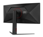 Монитор AOC CU34G4, 34" Curved 1500R VA WLED, 3440x1440@180Hz, 1ms GtG, 0.5ms MPRT, 300cd m/2, 2500:1, 80M:1 DCR, Adaptive Sync, FlickerFree, Low Blue Light, Tilt, Height Adjust, Swivel, 2xHDMI, DP