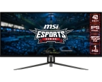 Монитор MSI MAG401QR, 40", 155Hz, 3440x1440 (UWQHD), IPS, Flat, 21:9, VESA DisplayHDR 400, Adaptive Sync, KVM, Gaming Intelligence APP, Night Vision, 2x HDMI, DP, 1 x Type-C (DP alt. with PD 65W), 2 x USB 2.0 Type-A, Tilt, PIP and PBP, VESA 100, Black, 10