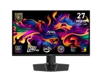 Монитор MSI MAG 271QP QD-OLED X24, 26.5", 240Hz, 0.03ms, 2560x1440 (WQHD), Oled Care 2.0, 16:9, Flat, Adaptive-Sync, HDR True Black 400, 99% DCI-P3, AR, FW Update, 450 nits, DCR 150M:1, DP(1.4a) HBR3, 2xHDMI 2.1, Pivot, Heigh Adj., VESA, Black, 8kg