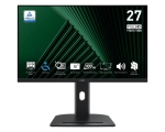 Монитор MSI PRO MP275PG, 27", 1ms, 100Hz, IPS, 1920x1080 (FHD), 16:9, FLAT, Adaptive-Sync, MSI Power Link, EyesErgo, 78% SRGB, AG, 300 nits, 1000:1, DP (1.2a), HDMI 1.4b, VGA, Line-in, Speakers 2x2W, Pivot, Heigh Adj. 130 mm, VESA, Black, 6.03kg
