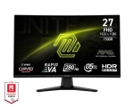 Монитор MSI MAG 274CXF, 27", 0.5ms, 280Hz, Rapid VA, 1920x1080 (FHD), 16:9, CURVE 1500R, FreeSync Premium, 92.2% DCI-P3, AG, HDR Ready, 300 nits, 4000:1, DCR 100M:1, DP(1.2a), 2xHDMI 2.0b, Tilt, VESA, Black, 3.4kg