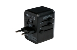 Адаптер Verbatim UTA-04 Universal Travel Adapter with 1 x USB-C PD 61W & QC 3.0 / 1 x USB-C / 3 x USB-A