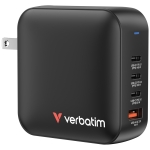 Зарядно устройство Verbatim Mini GaN Charger 165W 4 Port US plug with EU and UK adaptors