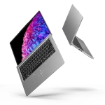 Лаптоп Acer Swift Go 14,SFG14-73-59KB, Intel Core Ultra 5,(up to 4.30GHz, 12MB), 14" 2.2K IPS (2240x1400) sRGB100% SlimBezel, 1*16GB LPDDR5X 6400MHz (1 slot free), 512GB PCIe NVMe SSD, Intel UMA, QHD Cam, WiFi 7, BT 6E, Backlit Kbd, No OS, Silver