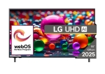 Телевизор LG 55UA74003LB, 55" 4K UltraHD TV 4K (3840x2160), DVB-T2/C/S2, webOS 25 Smart, ThinQ AI, Alpha 7 AI Processor, WiFi, HDR10 pro, HLG, ALLM/HGiG, 4K Upscaling, AI Sound pro, Multiple View, HDMI eARC, LAN, USB, Bluetooth, Google Cast, 2 Pole Stand,