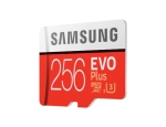 Памет Samsung 256GB micro SD Card EVO+ with Adapter, Class10, Read 100MB/s - Write 90MB/s