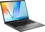 Лаптоп Asus Vivobook S M3407KA-SF030,AMD Ryzen 5 AI,14.0 OLED WUXGA(WU) 1920X1200 16:10 Bend+300nits Glare DCI-P3:95% Glare 60 Hz,16GB DDR5 (on BD),1TB SSD,Backlit Chiclet Keyboard with Num-key, No OS, Matt Grey, AI PC +Backpack