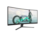Монитор Philips Evnia 34M2C3500L, 34" Curved 1500R VA WLED, 3440x1440@180Hz, 1ms GtG, 0.5ms MPRT, 300cd m/2, 3000:1, Mega Infinity DCR, Adaptive Sync, FlickerFree, Low Blue Light, Tilt, 2xHDMI, DP