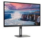 Монитор AOC Q27V5N/BK, 27" VA WLED, 2560x1440@75Hz, 4ms GtG, 300cd m/2, 4000:1, 20M:1 DCR, Adaptive Sync, FlickerFree, Low Blue Light, 3Wx2, Tilt, Height Adjust, Pivot, Swivel, 2xHDMI, 2xDP