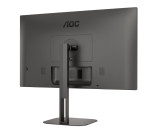 Монитор AOC Q27V5N/BK, 27" VA WLED, 2560x1440@75Hz, 4ms GtG, 300cd m/2, 4000:1, 20M:1 DCR, Adaptive Sync, FlickerFree, Low Blue Light, 3Wx2, Tilt, Height Adjust, Pivot, Swivel, 2xHDMI, 2xDP