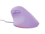 Мишка Natec Vertical Mouse Crake 2 Pro 12800DPI Optical Pure Lavander