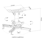 Стойка Neomounts Projector Ceiling Mount