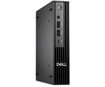 Настолен компютър Dell Pro Micro Plus QBM1250, Intel Core Ultra 5 235 (13 TOPS NPU, 14 cores, up to 5.0GHz), 16 GB: 1 x 16 GB, DDR5, up to 5600 MT/s, 512GB SSD TLC, Integrated Graphics, Wi-Fi 6E, Bulgarian Keyboard&Mouse, 180W, Win 11Pro, 3Y PS