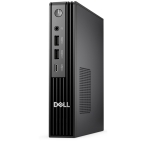 Настолен компютър Dell Pro Micro Plus QBM1250, Intel Core Ultra 5 235 (13 TOPS NPU, 14 cores, up to 5.0GHz), 16 GB: 1 x 16 GB, DDR5, up to 5600 MT/s, 512GB SSD TLC, Integrated Graphics, Wi-Fi 6E, Bulgarian Keyboard&Mouse, 180W, Win 11Pro, 3Y PS