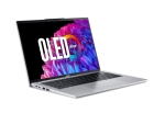 Лаптоп Acer Swift Go14, SFG14-73-56V2, Intel Core Ultra 5 125U (up to 4.3GHz, 12MB), 14" 3K (2880x1800) Cine Crystal OLED WQ2.8K 90Hz, 16GB DDR5(on bord) no slot, 1024GB, Intel Graphics, QHD Webcam, FPR, KB backlight, Wi-Fi 6E, BT 5.3, Win 11 Home, Pure S