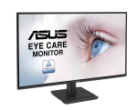 Монитор Asus VA27AQ Eye Care Monitor, 27 ", IPS, QHD, 99% sRGB, Frameless, HDMI, DisplayPort, VGA, 1ms MPRT, Stereo Speakers, Low Blue Light, Flicker Free, Wall Mountable, Black