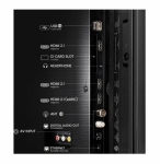 Телевизор Hisense 55" E7Q, 4K Ultra HD 3840x2160, QLED, Quantum Dot, HDR 10+, HLG, Dolby Vision, DTS Virtual X, Smart TV, WiFi, Light Sensor, BT, Anyview Cast, 3xHDMI, 2xUSB, LAN, CI+, DVB-T2/C/S2, Black