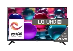 Телевизор LG 65UA73003LA, 65" 4K UltraHD TV 4K (3840x2160), DVB-T2/C/S2, webOS 25 Smart, ThinQ AI, Alpha 7 AI Processor, WiFi, HDR10 pro, HLG, ALLM/HGiG, 4K Upscaling, AI Sound pro, Multiple View, HDMI eARC, LAN, USB, Bluetooth, Google Cast, 2 Pole Stand,