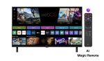 Телевизор LG 50QNED80A3A, 50" 4K QNED HDR Smart TV, 3840x2160, DVB-T2/C/S2, Alpha 7 AI Processor, HDR10 / HLG, webOS 25 ThinQ, VRR / ALLM / HGiG, 4K Upscaling, WiFi 5, Voice Controll, Bluetooth 5.1, AirPlay 2, LAN, CI, HDMI, SPDIF, Google Cast, 2 pole Sta