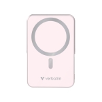 Външна батерия Verbatim Charge 'n' Go Power Bank with Stand Magnetic Wireless 10000mAh Pink