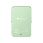 Външна батерия Verbatim Charge 'n' Go Power Bank with Stand Magnetic Wireless 10000mAh Green