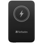 Външна батерия Verbatim MCP-10BK Power Pack 10000 mAh with UBS-C PD 20W / Magnetic Wireless Charging 15W Black