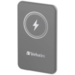 Външна батерия Verbatim MCP-5GY Power Pack 5000 mAh with UBS-C PD 20W / Magnetic Wireless Charging 15W Grey