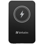 Външна батерия Verbatim MCP-5BK Power Pack 5000 mAh with UBS-C PD 20W / Magnetic Wireless Charging 15W Black