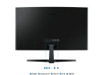 Монитор Samsung LS27D366 27" VA LED, 1920x1080, 250cd/m2, HDMI 1.4, Black