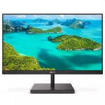Монитор Philips 245E1S/00, 23.8" IPS WLED, 2560x1440@75Hz, 4ms GtG, 250cd/m2, 1000:1, Mega Infinity DCR, FreeSync/Adaptive Sync, FlickerFree, Low Blue Mode, Tilt, D-SUB, HDMI, DP
