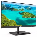 Монитор Philips 245E1S/00, 23.8" IPS WLED, 2560x1440@75Hz, 4ms GtG, 250cd/m2, 1000:1, Mega Infinity DCR, FreeSync/Adaptive Sync, FlickerFree, Low Blue Mode, Tilt, D-SUB, HDMI, DP
