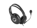 Слушалки Natec Headset Bear 2 With Microphone Black