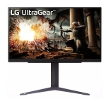 Монитор LG 27GS75Q-B, UltraGear 27" IPS, AG, 1ms GtG, 180 Hz (up to 200 Hz), 1000:1, 300cd/m2, QHD 2560x1440, HDR 10, sRGB 99%, AMD FreeSync, G-SYNC Compatible, HDMI, DisplayPort, Headphone Out, Reader mode, Black Stabilizer, Tilt, Height Adjustable, Pivo