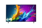 Телевизор LG 55QNED80T3A, 55" 4K QNED HDR Smart TV, 3840x2160, DVB-T2/C/S2, Alpha 5 AI 4K Gen7, HDR 10 PRO, webOS 24 ThinQ, 4K Upscaling, WiFi 5, Voice Controll, Bluetooth 5.1, AirPlay 2, LAN, CI, HDMI, SPDIF, 2 pole Stand , Silver