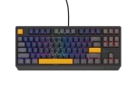 Клавиатура Genesis Gaming Keyboard Thor 230 TKL Naval Blue Positive US Black RGB Mechanical Outemu Panda