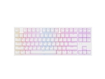 Клавиатура Genesis Gaming Keyboard Thor 404 TKL White RGB Backlight US Layout Yellow Switch