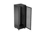 Комуникационен шкаф Lanberg rack cabinet 19" free-standing 47U/800X800 (FLAT PACK) with mesh door LCD black