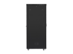 Комуникационен шкаф Lanberg rack cabinet 19" free-standing 47U/800x1200 (flat pack) with glass door lcd black v2