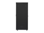 Комуникационен шкаф Lanberg rack cabinet 19" free-standing 47U/800x1200 (flat pack) with glass door lcd black v2