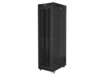 Комуникационен шкаф Lanberg rack cabinet 19" free-standing 47U/800x1000 (flat pack) with mesh door lcd black v2