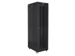Комуникационен шкаф Lanberg rack cabinet 19" free-standing 47U/800x1000 (flat pack) with mesh door lcd black v2