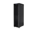 Комуникационен шкаф Lanberg rack cabinet 19" free-standing 47U/800x1000 (flat pack) with glass door lcd black v2