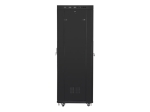 Комуникационен шкаф Lanberg rack cabinet 19" free-standing 42U/800x800 (flat pack) with glass door lcd black v2