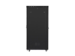 Комуникационен шкаф Lanberg rack cabinet 19" free-standing 42U/800x1200 (flat pack) with glass door lcd black v2