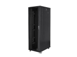 Комуникационен шкаф Lanberg rack cabinet 19" free-standing 42U/800x1200 (flat pack) black