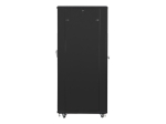 Комуникационен шкаф Lanberg rack cabinet 19" free-standing 42U/800x1000 (flat pack) with mesh door black