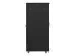 Комуникационен шкаф Lanberg rack cabinet 19" free-standing 42U/800x1000 (flat pack) with mesh door black
