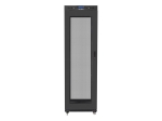Комуникационен шкаф Lanberg rack cabinet 19" free-standing 42U/600x800 (flat pack) with mesh door lcd black v2
