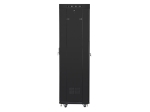 Комуникационен шкаф Lanberg rack cabinet 19" free-standing 42U/600x600 (flat pack) with mesh door lcd black v2